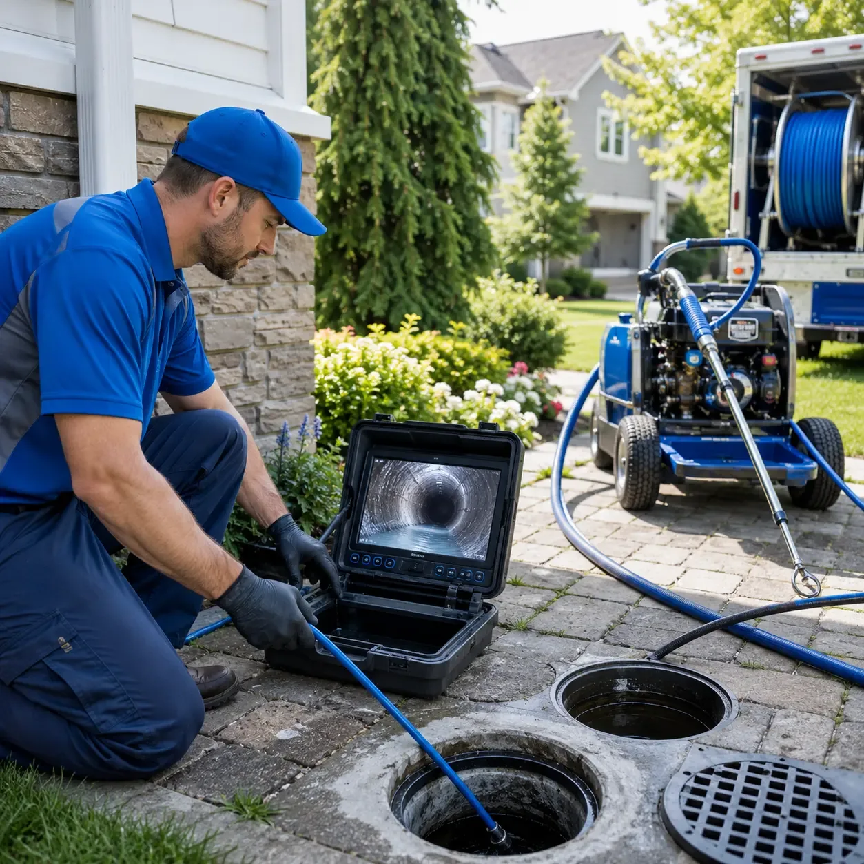 Outdoor drain cleaning professionals serving Charleston, MS